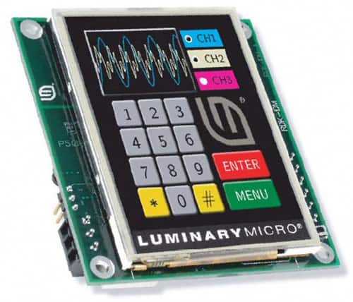 Texas Instruments intelligent touch display module